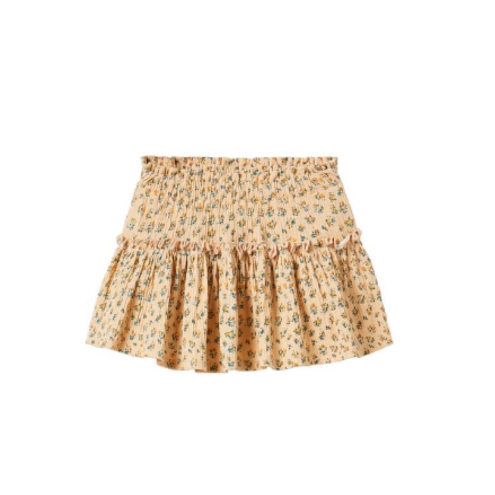 Zara Floral Textured Skirt